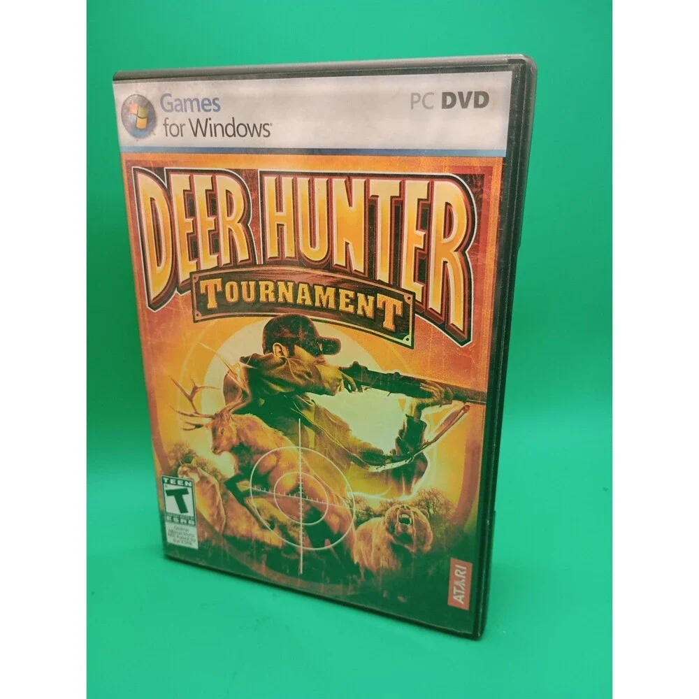 Deer Hunter Tournament, PC DVD-ROM Computer Game. 2008, With Manual. Untested!!!